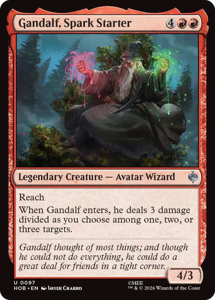 Gandalf, Spark Starter