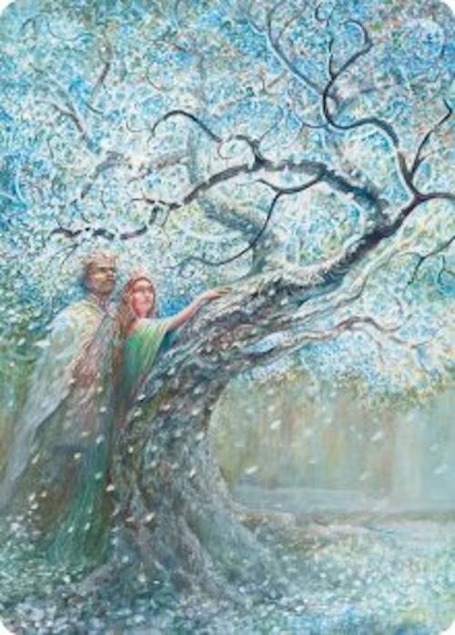 Flowering of the White Tree Art Card
