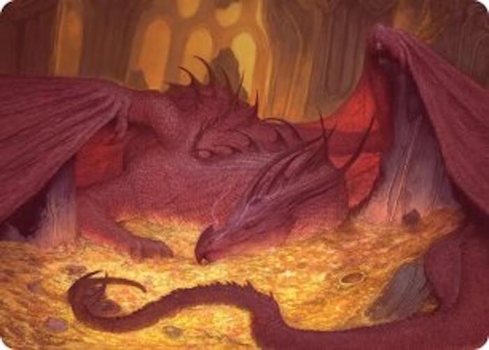 Smaug the Magnificent Art Card