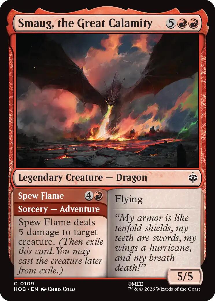 Smaug, the Great Calamity