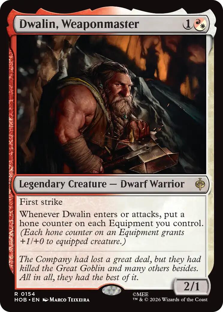 Dwalin, Weaponmaster