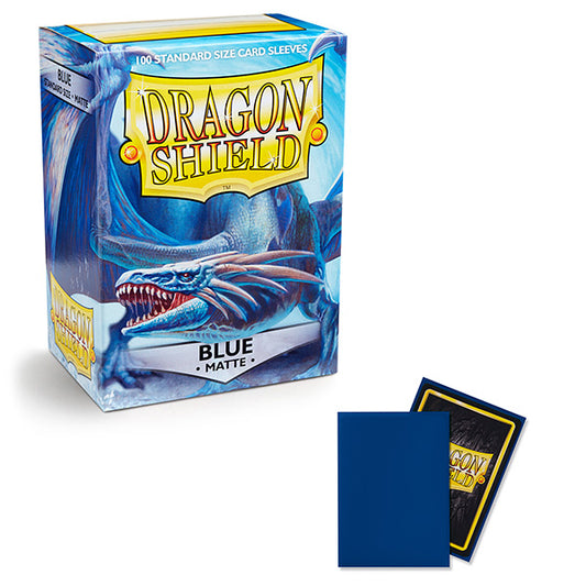 Dragon Shield Sleeves: Standard- Matte Blue (100 ct.)