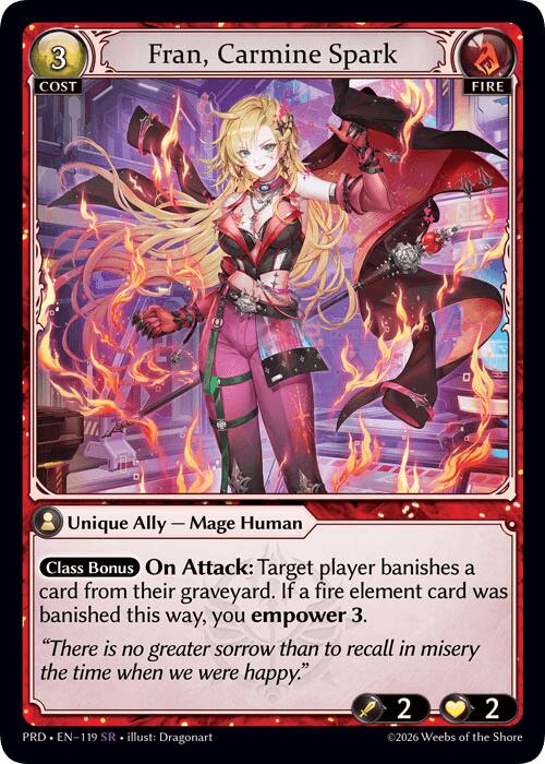 Fran, Carmine Spark