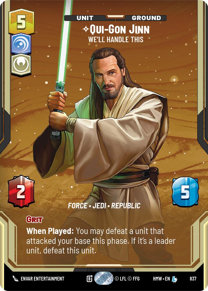 Qui-Gon Jinn - We'll Handle This (Prestige)
