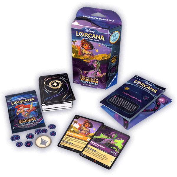 Disney Lorcana: Ursula's Return Starter Deck Counter Display