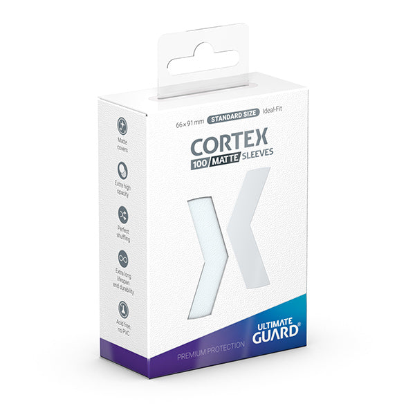 Card Sleeves: Cortex Standard Size- Matte Transparent (100 ct.)