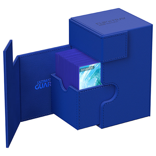 Deck Case: Flip´n´Tray 100+ Standard Size Monocolor- Blue