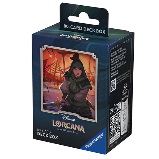 Deck Box: Disney Lorcana- Rise of the Floodborn- Mulan