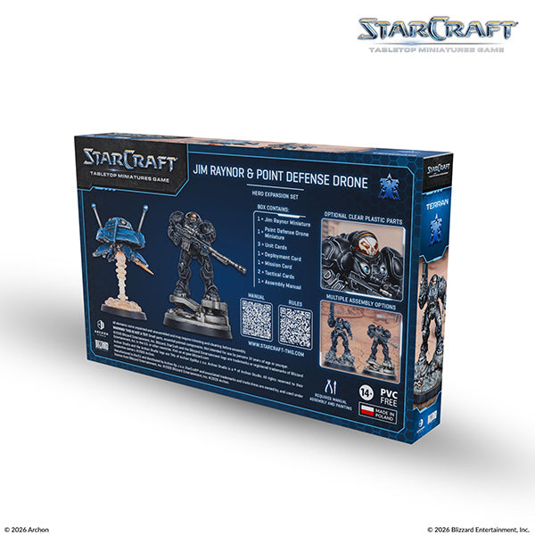 StarCraft TMG: Terran- Jim Raynor (Raynor's Raiders) - Hero Expansion Set