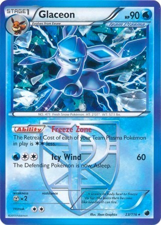 Glaceon - 23/116 (BW Plasma Freeze)