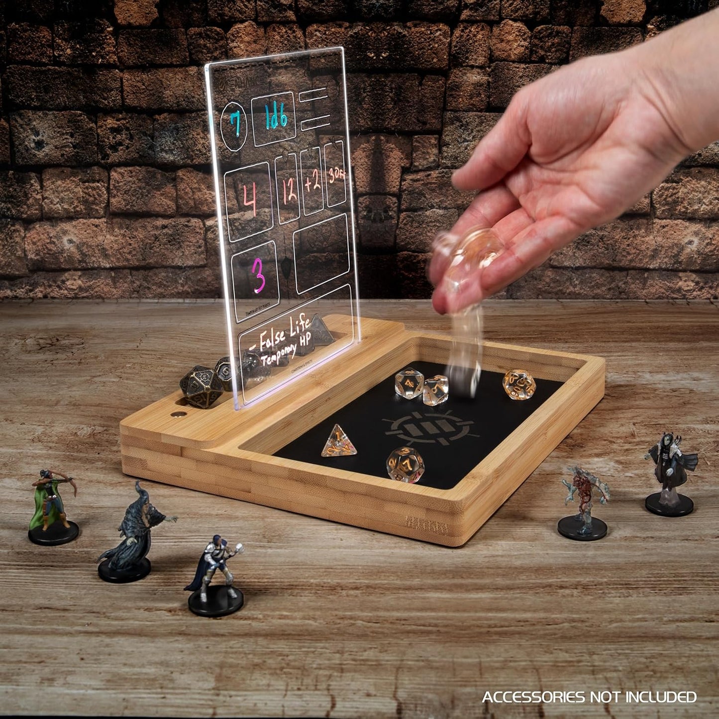 AP ENHANCE TABLETOP LED WRITING BOARD & DICE TRAY