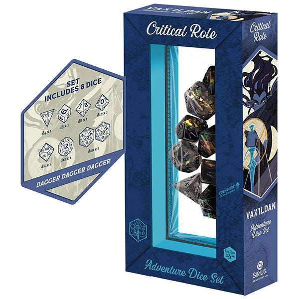 7-Die Set Vox Machina Adventure Dice