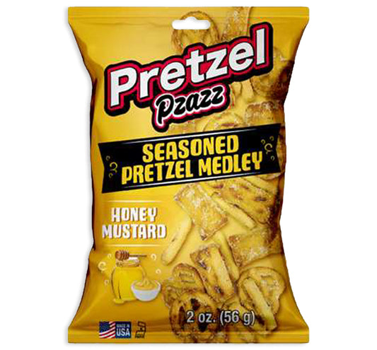 Pretzel Pzazz: Seasoned Pretzel Medley Honey Mustard