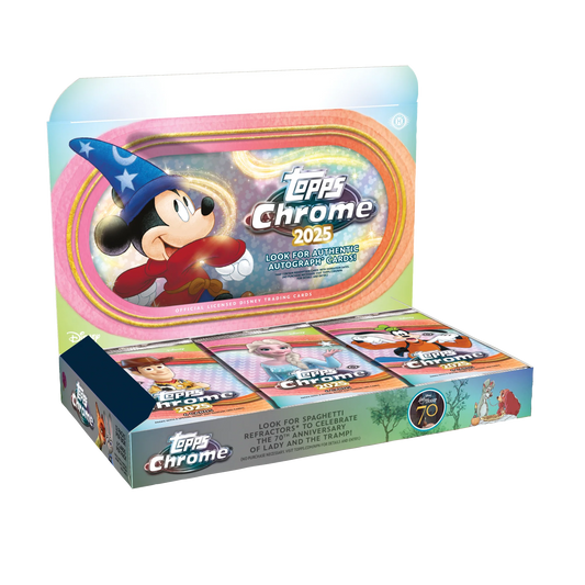 2025 Topps Chrome Disney Case (12 Boxes)