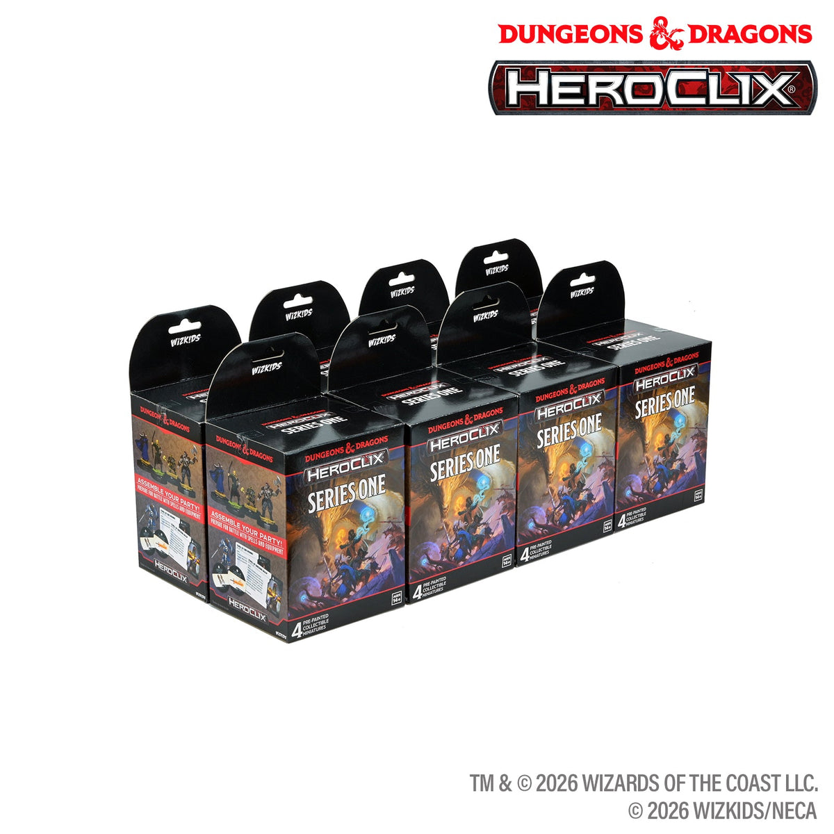 D&D HeroClix Series One Booster Brick