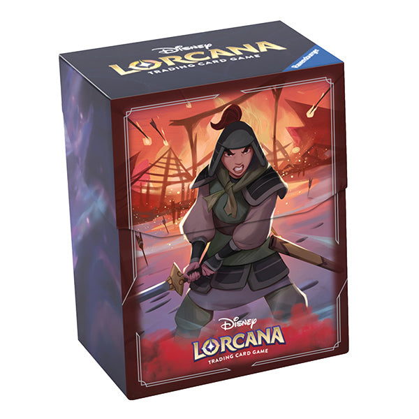 Deck Box: Disney Lorcana- Rise of the Floodborn- Mulan