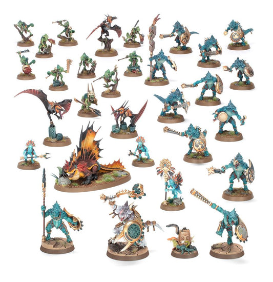 Warhammer: AOS Spearhead: Seraphon – Sunblooded Prowlers