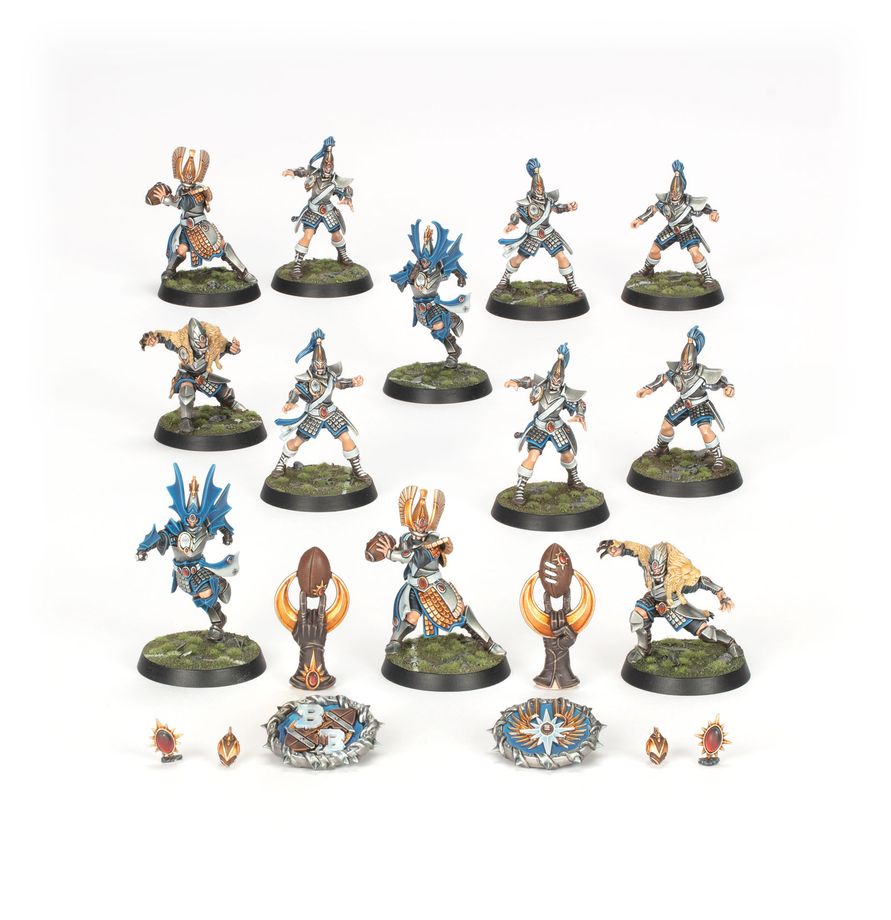 Warhammer: High Elf Blood Bowl Team: The Caledor Dragons