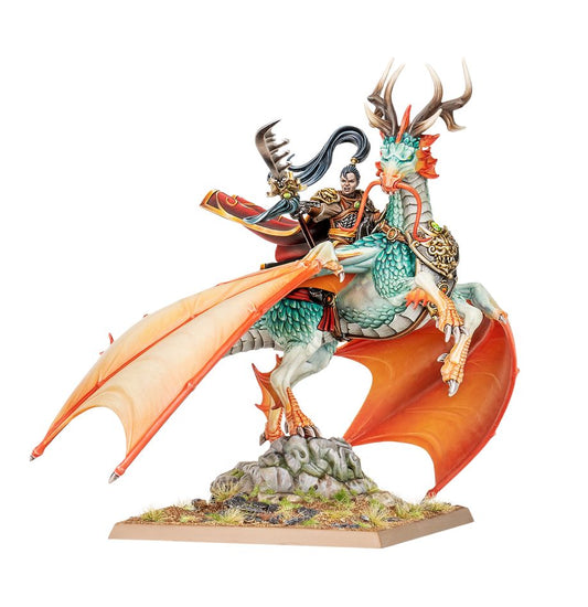 Warhammer: The Old World: Shugengan Lord on Great Spirit Longma