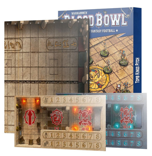 Warhammer: Tomb Kings Pitch: Double-sided Pitch and Dugouts Set