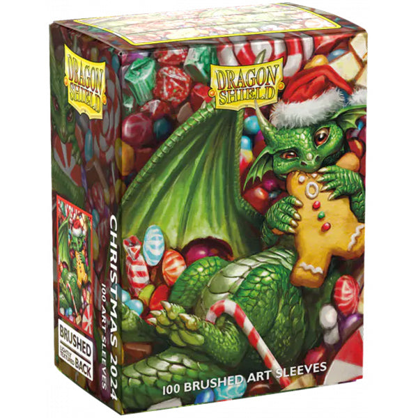 Dragon Shield Sleeves: Standard- Brushed 'Christmas 2024' Art, Limited Edition (100 ct.)