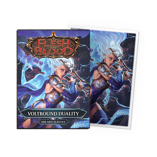 Dragon Shield Sleeves: Standard Matte Art Flesh and Blood - Voltbound Duality 100CT