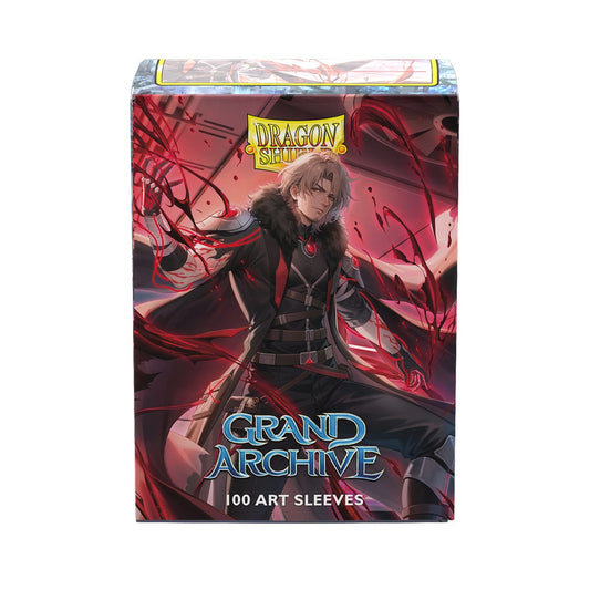 Dragon Shield Sleeves: Standard Matte Dual Art 100ct Grand Archive - Dante, Hemomancer