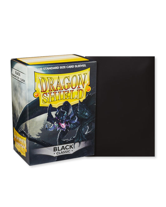 Dragon Shield Sleeves: Standard Classic - Black 100CT