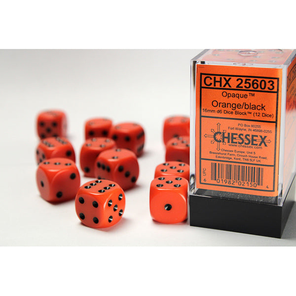 Chessex 16mm 12d6 Opaque Dice