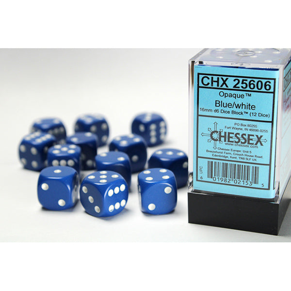 Chessex 16mm 12d6 Opaque Dice