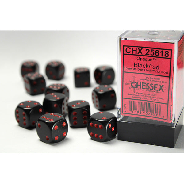 Chessex 16mm 12d6 Opaque Dice