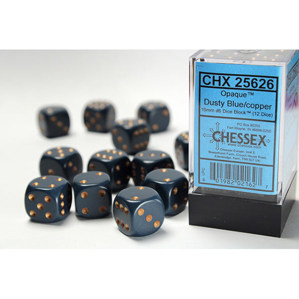 Chessex 16mm 12d6 Opaque Dice