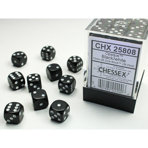 Chessex 12mm 36d6 Opaque Dice