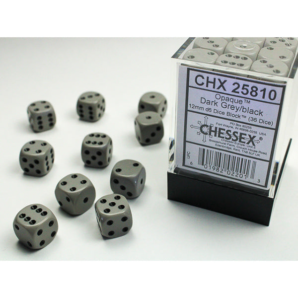 Chessex 12mm 36d6 Opaque Dice