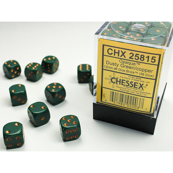 Chessex 12mm 36d6 Opaque Dice