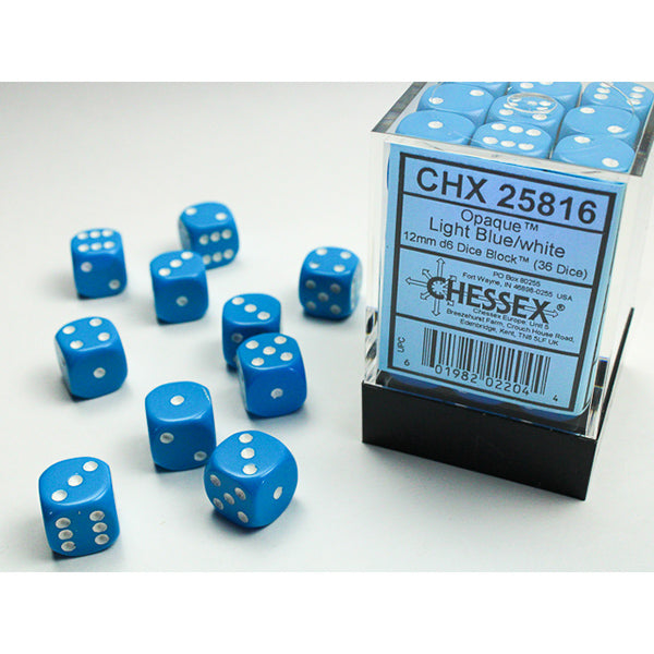 Chessex 12mm 36d6 Opaque Dice