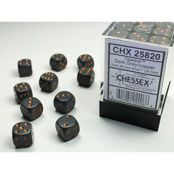 Chessex 12mm 36d6 Opaque Dice