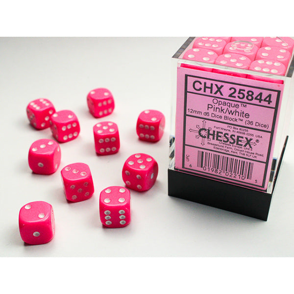 Chessex 12mm 36d6 Opaque Dice