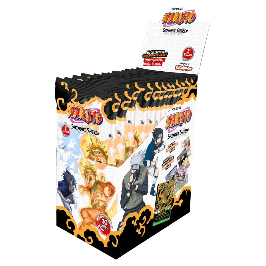 Naruto Mythos TCG: Shinobi Shiren Booster Display (1st Edition)