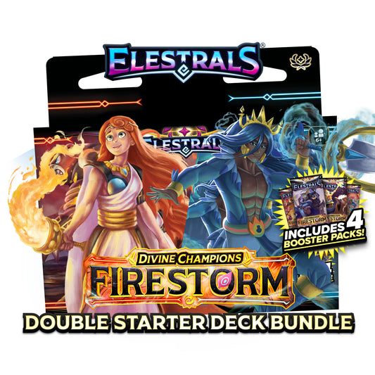 Elestrals - Firestorm Hestia vs. Poseidon Double Starter Deck Bundle