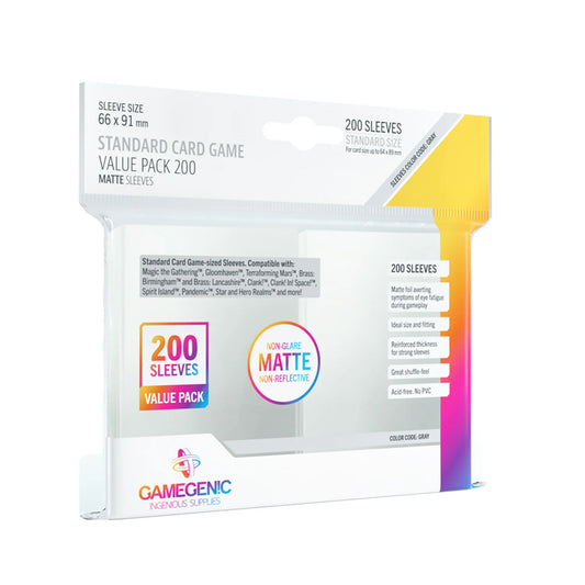 Standard Card Game Sleeves- Value Pack