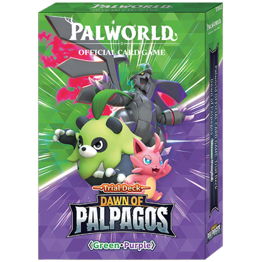 Palworld OCG:  Dawn of Palpagos - Green/Purple - Trial Deck