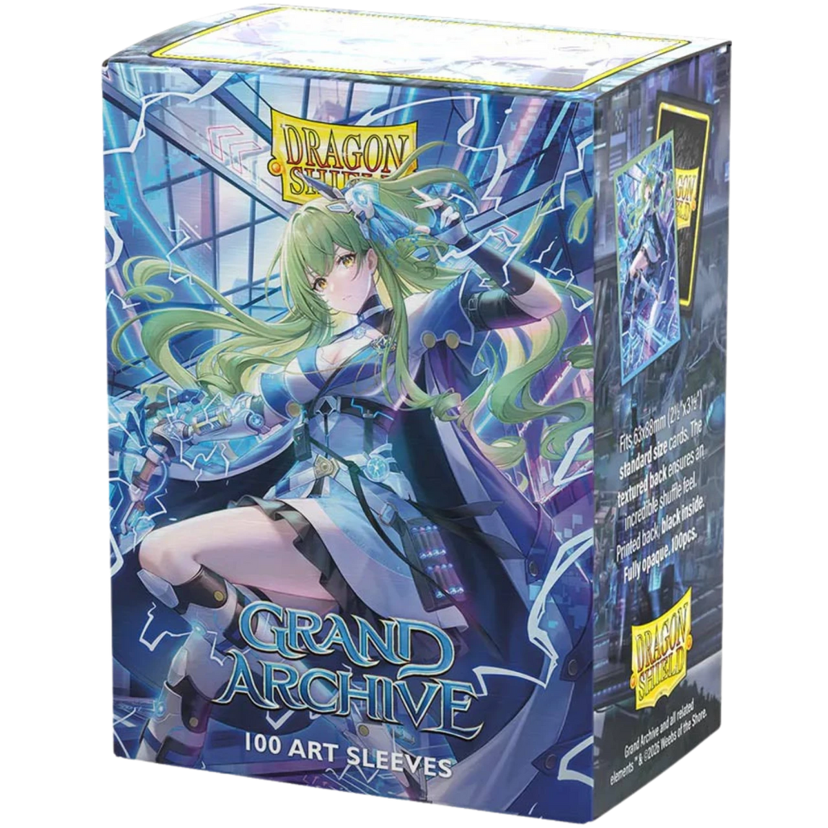 Dragon Shield Sleeves: Standard Matte Dual Art 100ct Grand Archive - Lorraine, Arclight Saber