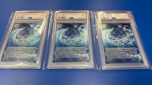 Disney Lorcana Let It Go Top Prize PSA 9
