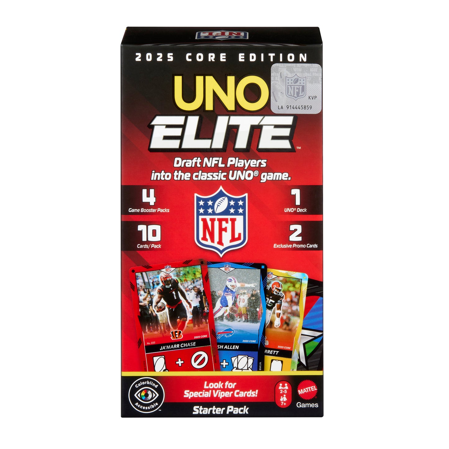 UNO Elite NFL - 2025 Core Edition - Starter Pack