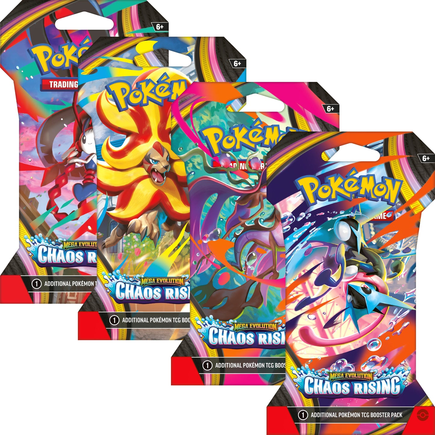 Pokemon: Chaos Rising Sleeved Booster