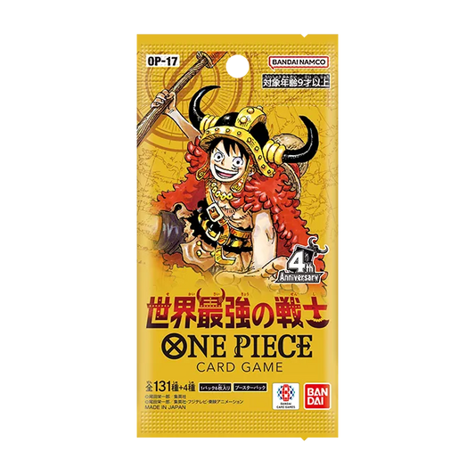 One Piece: [OP-17] The World's Strongest Warriors Booster Pack - Japanese