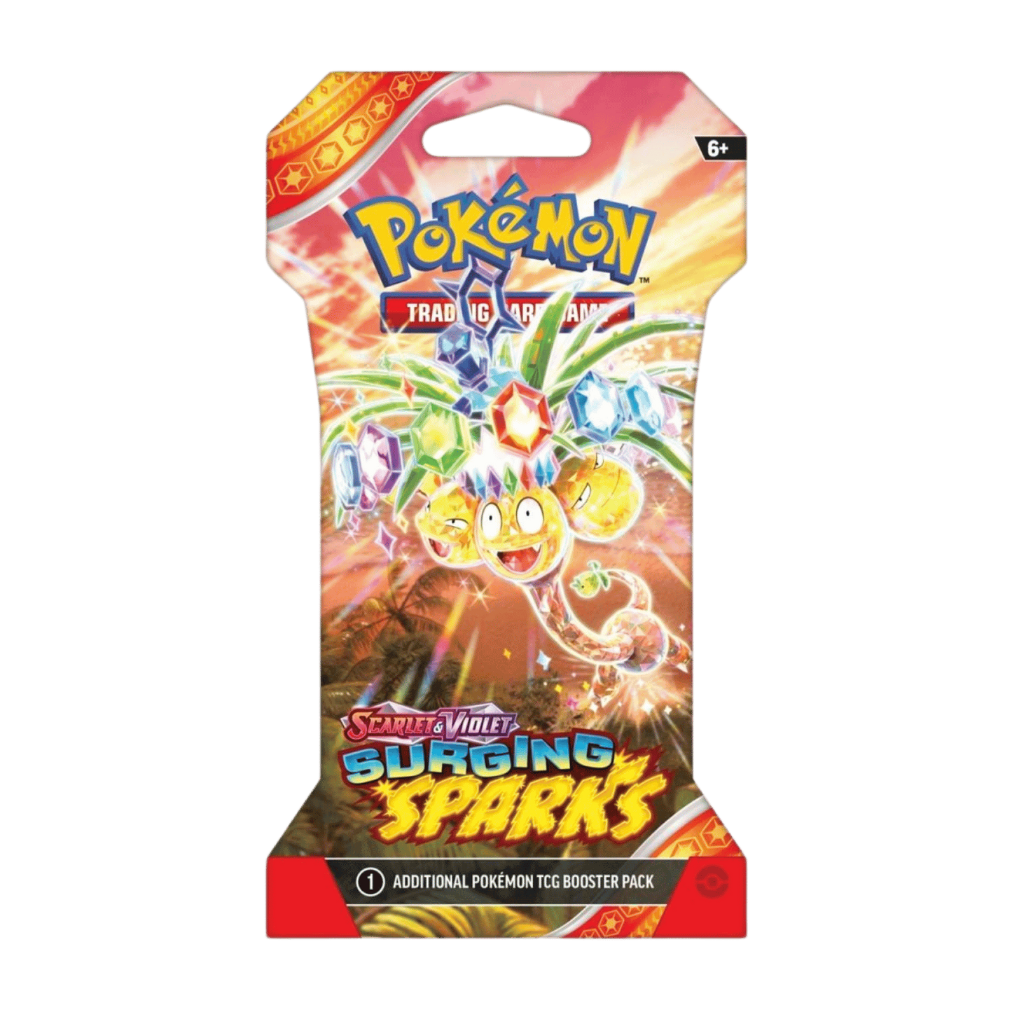 Pokemon Surging Sparks Sleeved Booster Pack - SV08