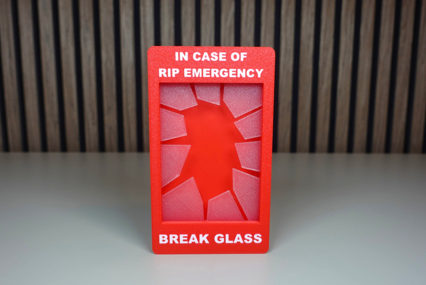 Rip in Case of Emergency - 3D Printed