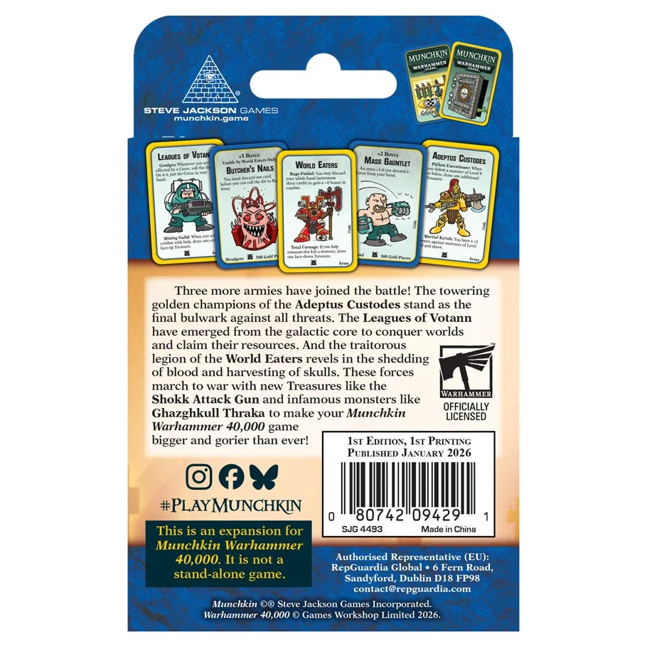 Munchkin Warhammer 40,000 : Grudges and Gore